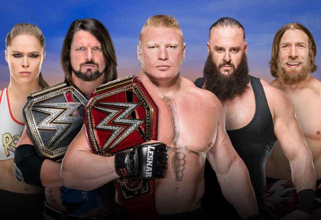 Brock Lesnar defends the WWE Universal Championship at Summerslam against Roman Reigns