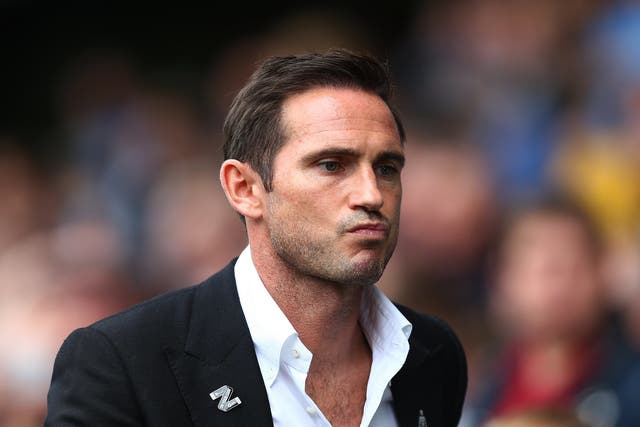 Frank Lampard saw his Derby side suffer a disappointing defeat