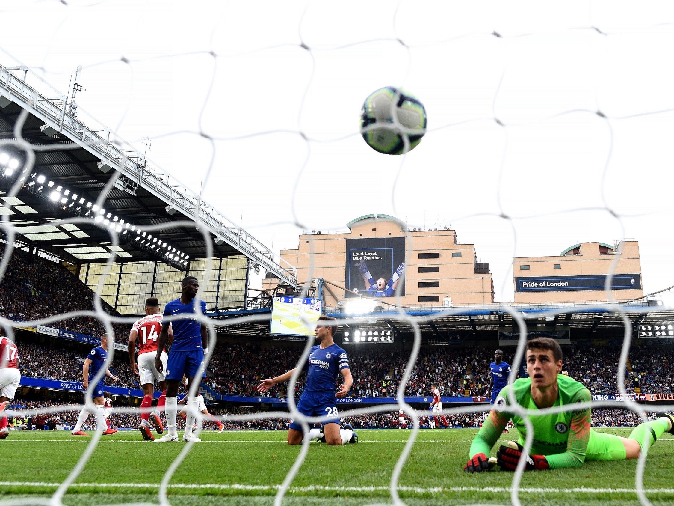 Alex Iwobi equalised for Arsenal before half-time