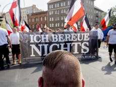 Far-right and anti-Nazi activists clash on Hess suicide anniversary