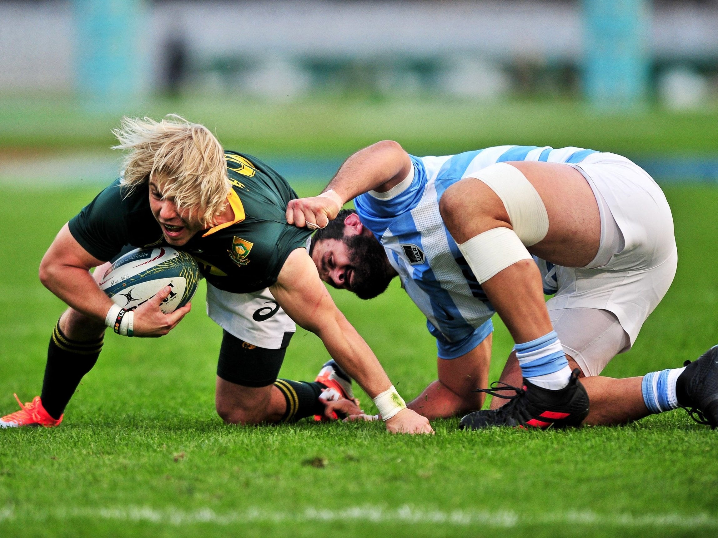 Faf de Klerk in action for South Africa