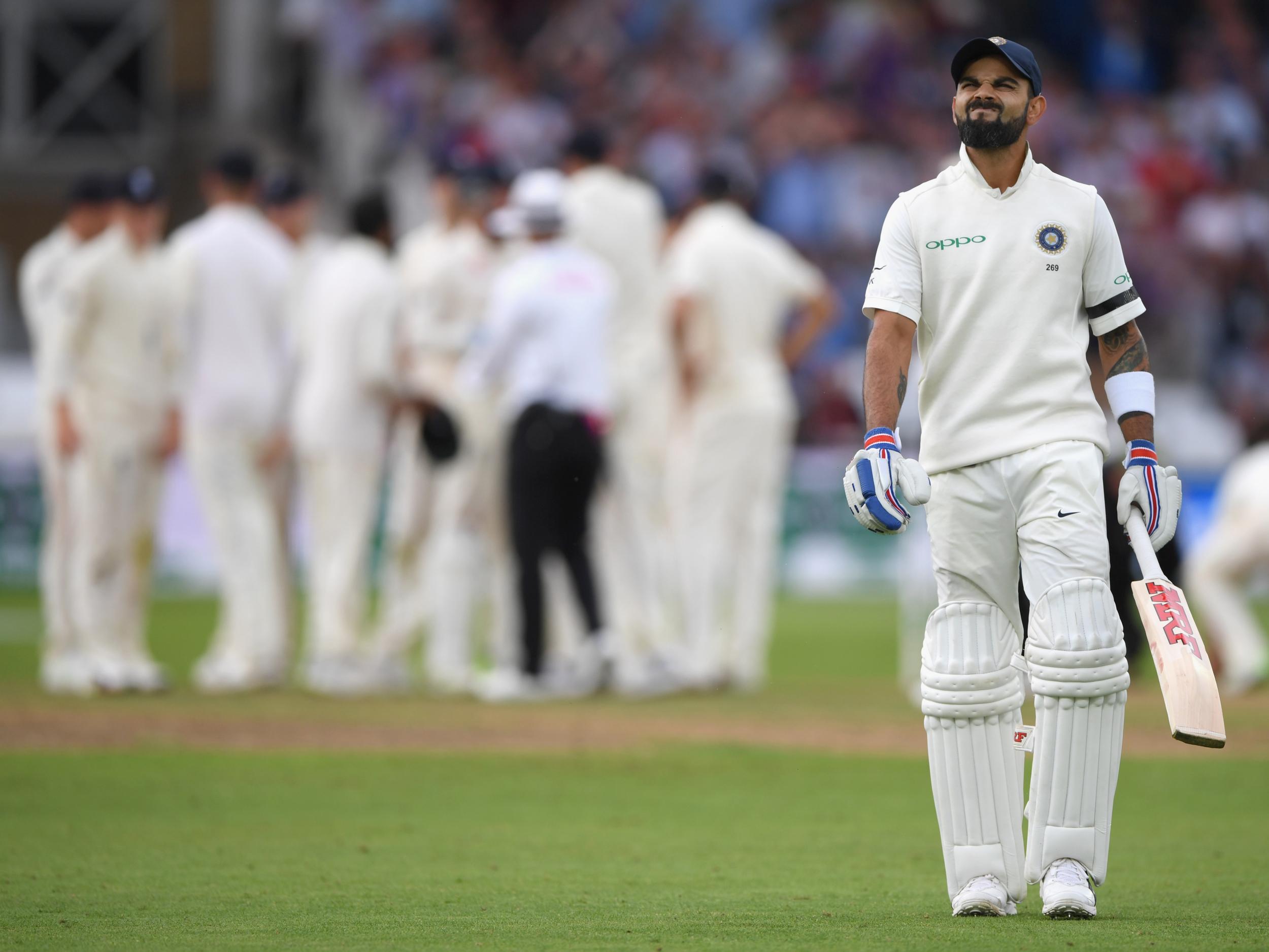 Virat Kohli was three short of a century before Adil Rashid got him out