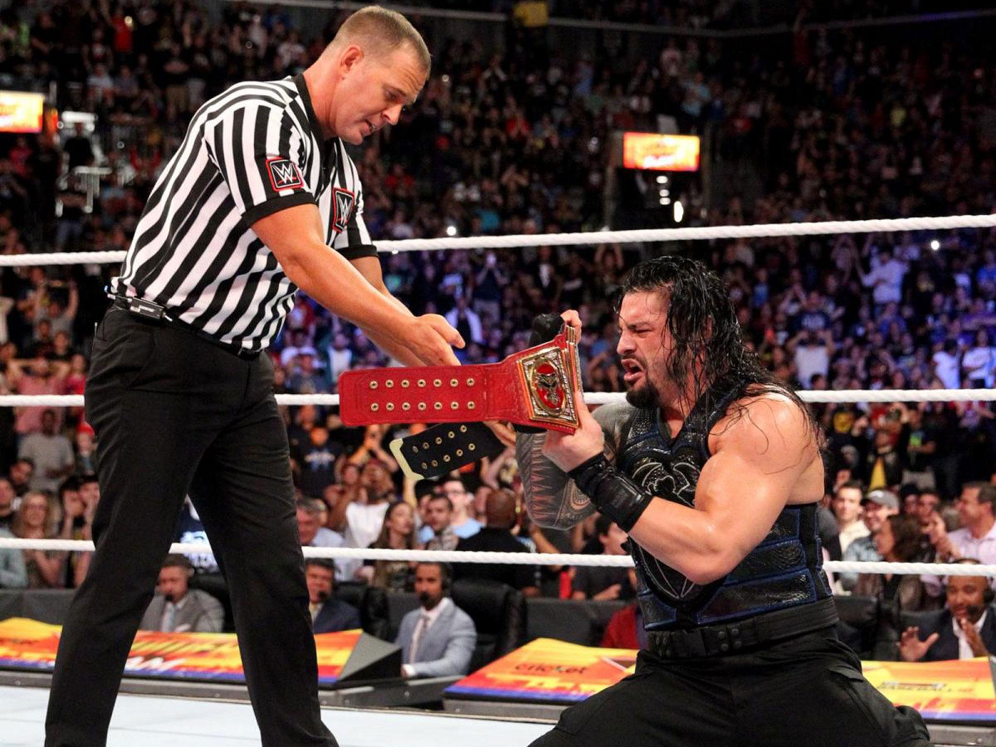 Roman Reigns beat Brock Lesnar to win the Universal Championship