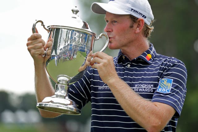 Snedeker led from first to last to win the Wyndham