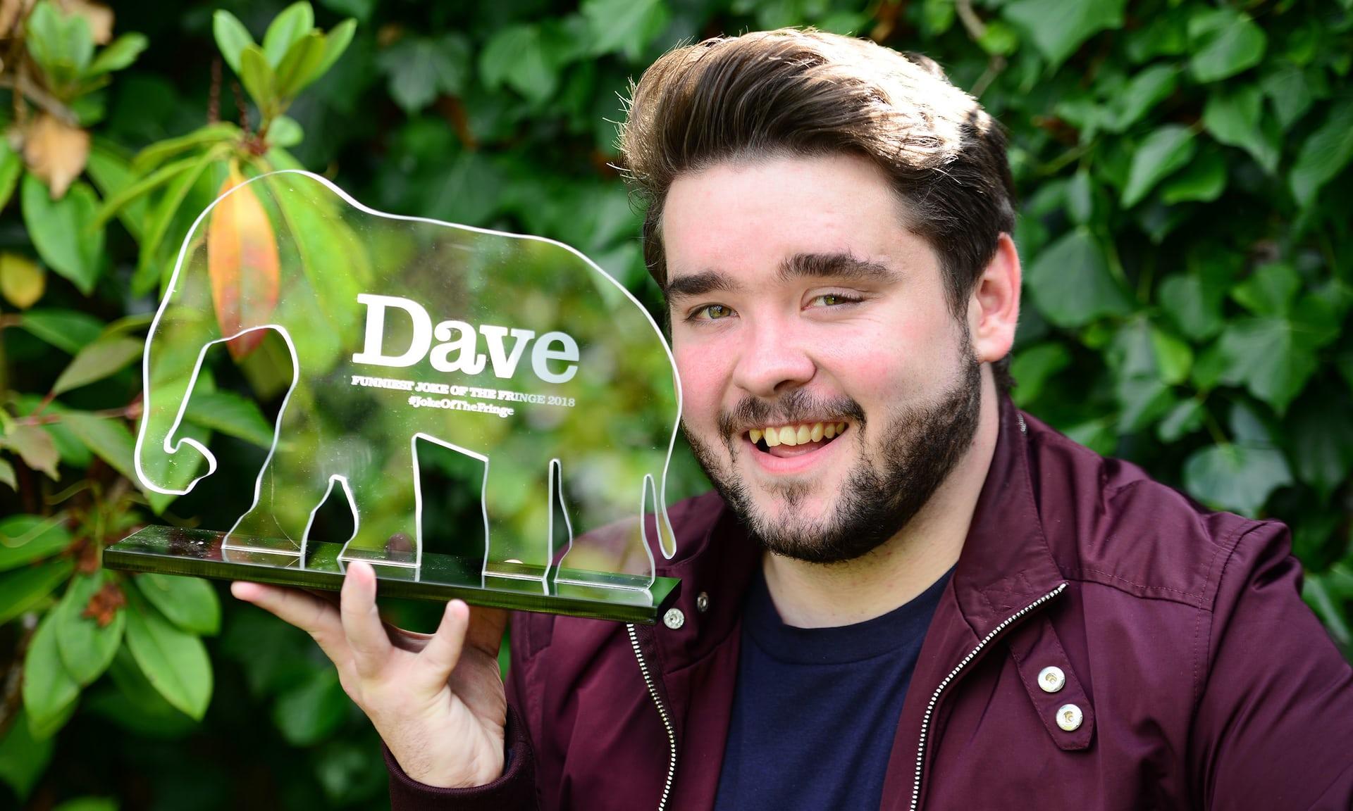 Adam Rowe, winner of the Fringe's best joke award