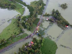 More than 1m evacuated in Kerala as fishing fleet comes to rescue