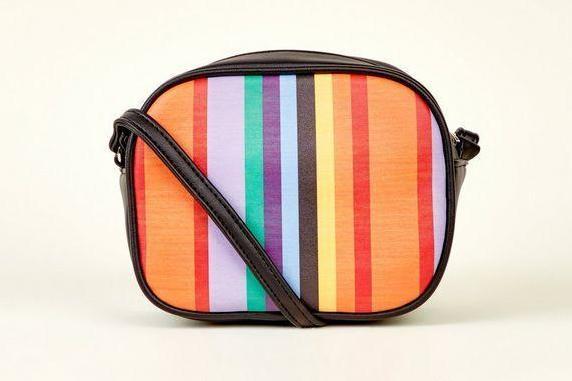 Rainbow Stripe Camera Bag, £12.99, New Look. Buy it now.