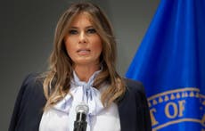 Melania Trump says 'we are fine' when asked if she loves her husband