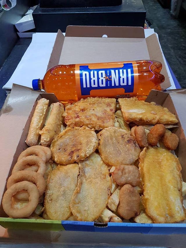 Scottish Chip Shop Selling Britain S Most Unhealthy Takeaway The Independent The Independent