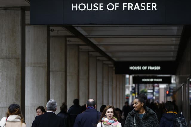 House of Fraser was bought out of administration by Sports Direct 