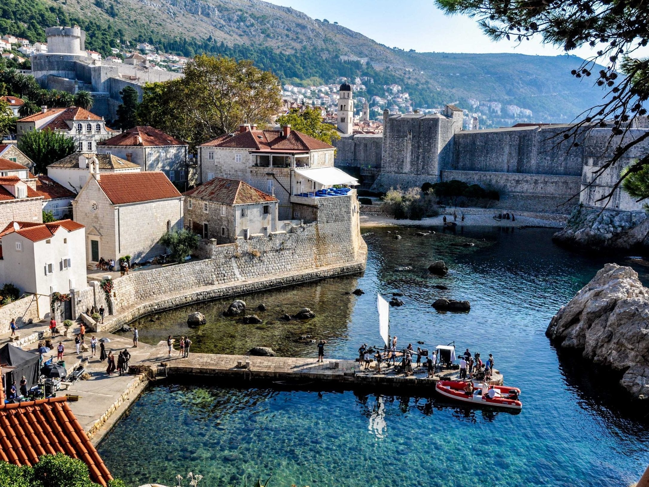 Dubrovnik on set: TV series ‘Game of Thrones’ was set in the Pile area near the city walls (Rex)