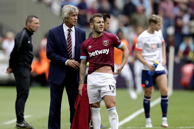 Wilshere has struggled in his first two games at West Ham
