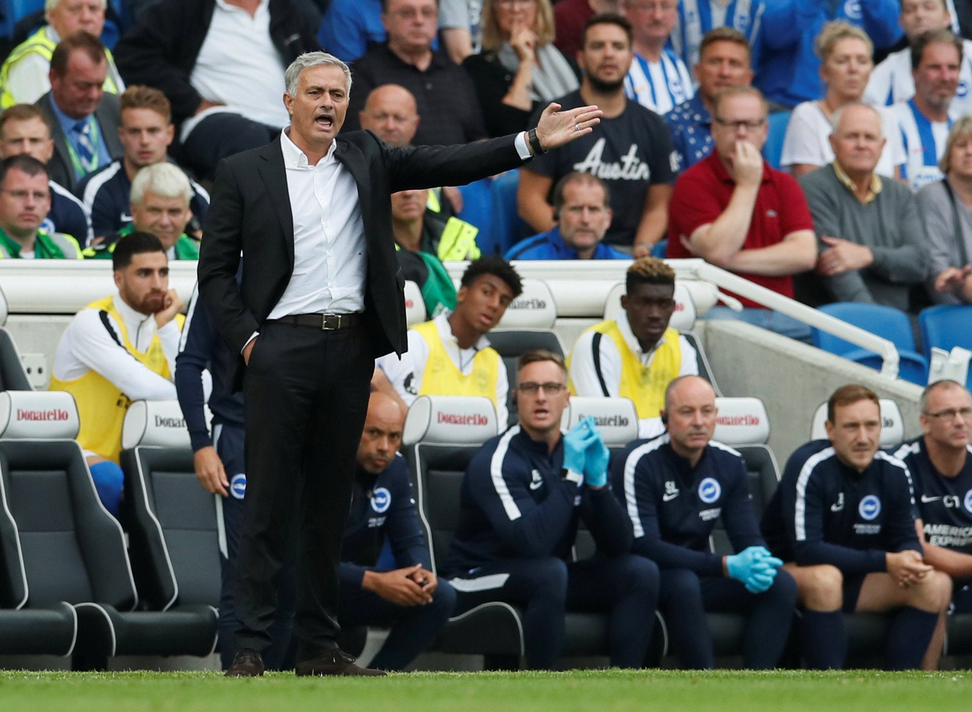 Mourinho has cut a disgruntled figure so far this season
