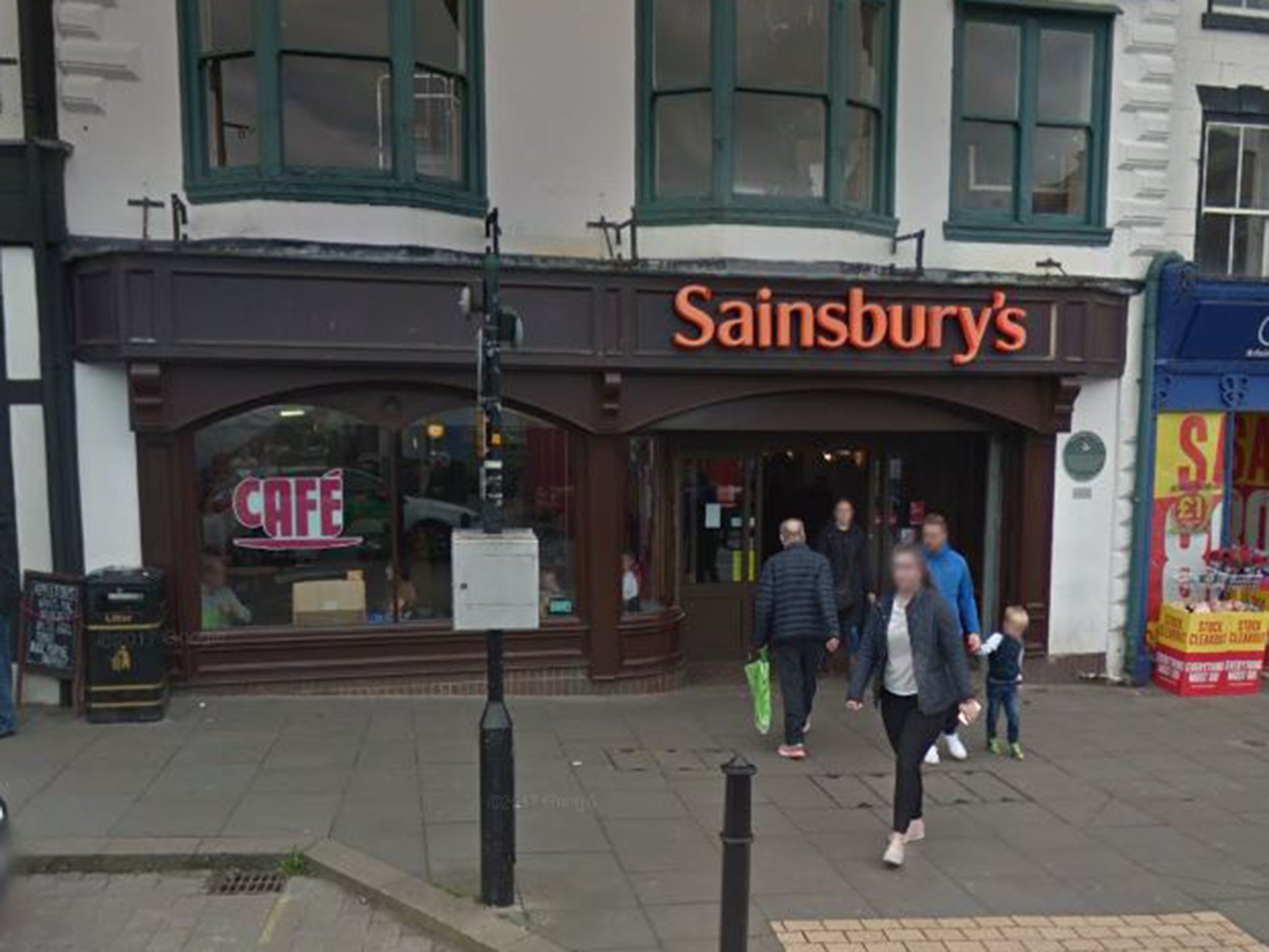 Staff and customers were asked to leave the Sainsbury’s in the centre of Ripon