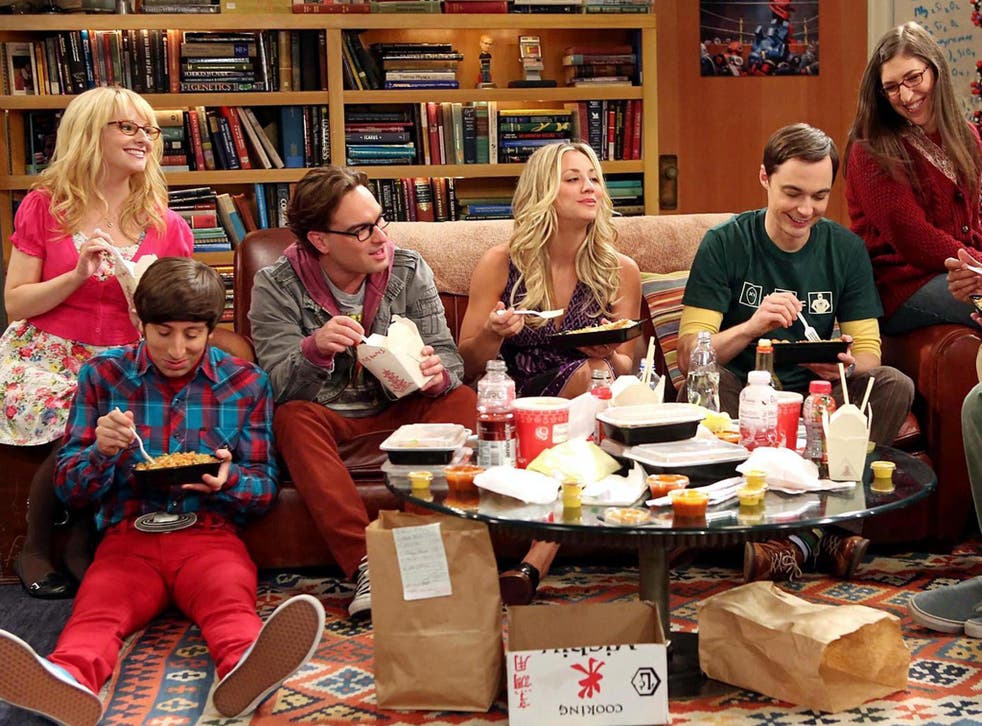 Keen-eyed fans have compiled a list of the titles visible on the shelves in Leonard and Sheldon’s sitting room