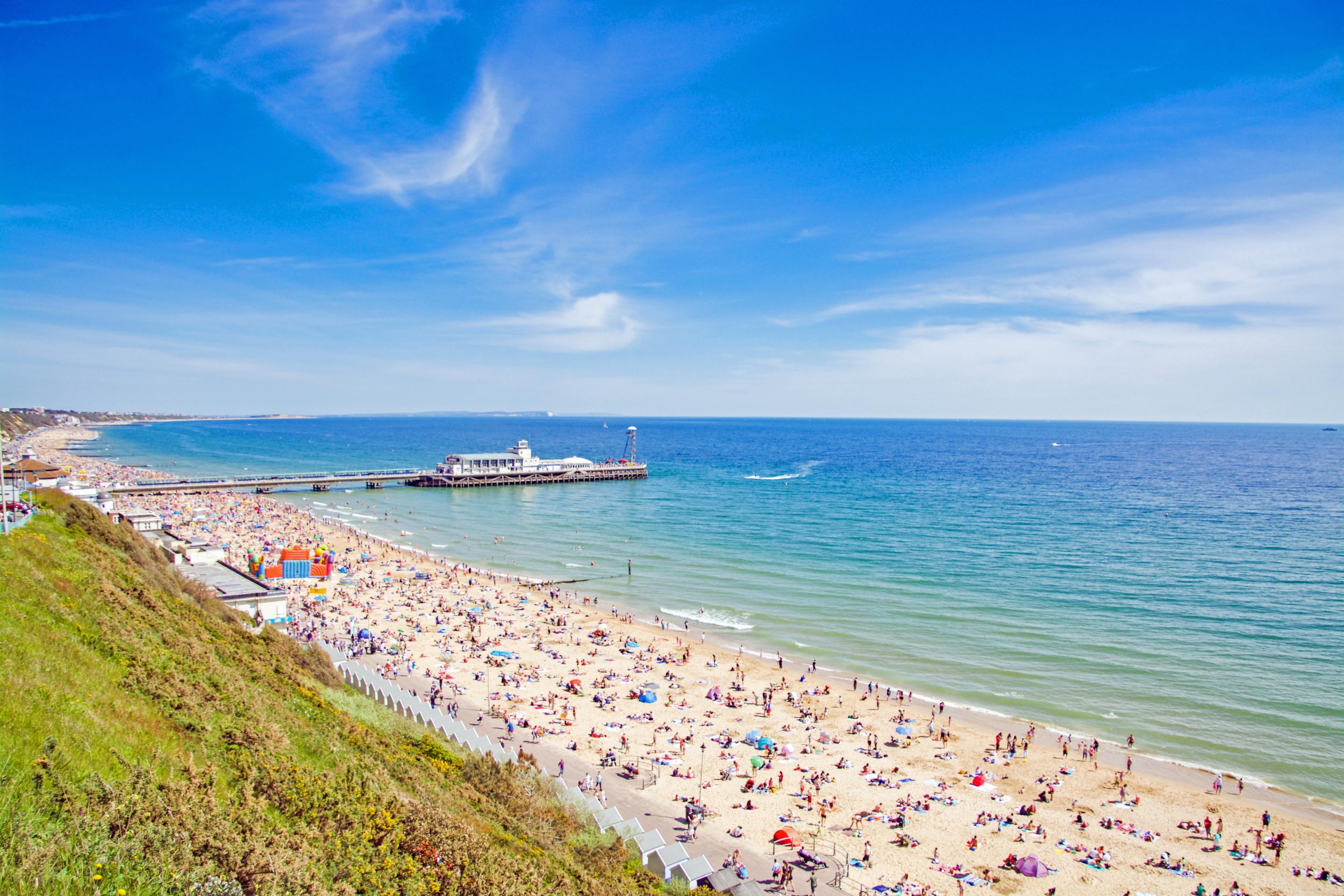 Bournemouth has 10 miles of sandy beach