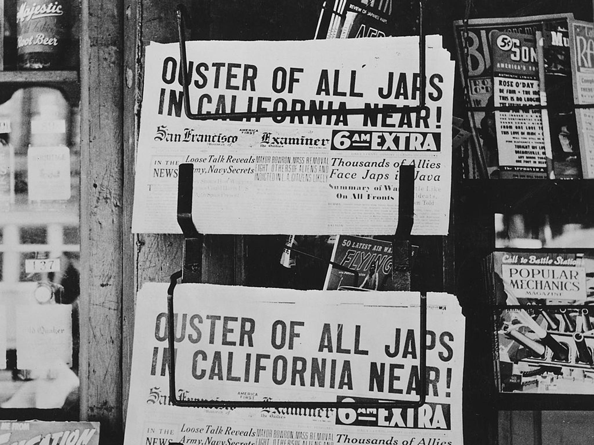 The San Francisco Examiner for sale in February 1942