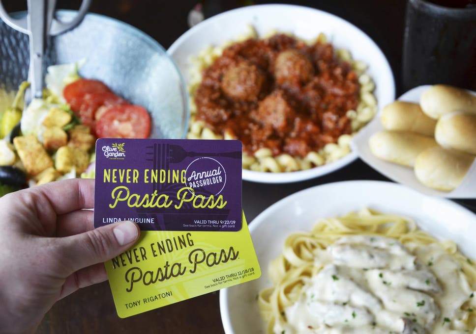 How To Get Olive Garden S Year Long Never Ending Pasta Pass The