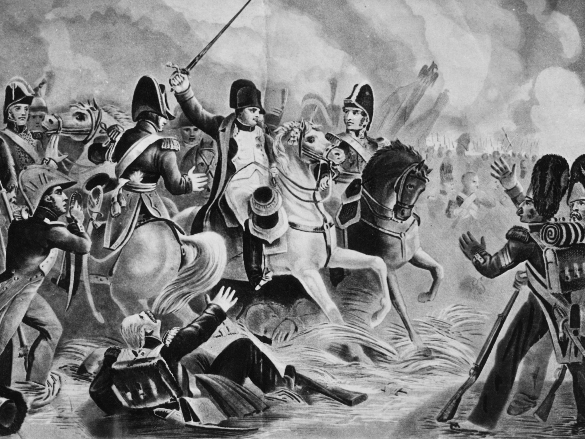 Ilustrasi Napoleon Bonaparte saat memimpin tentara perangnya | Sumber: Hulton Archive/Getty Images 