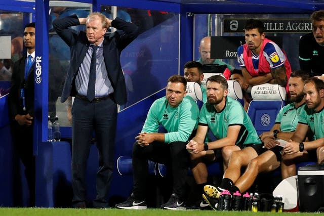 Steve McClaren watches QPR struggle to defeat against Bristol City