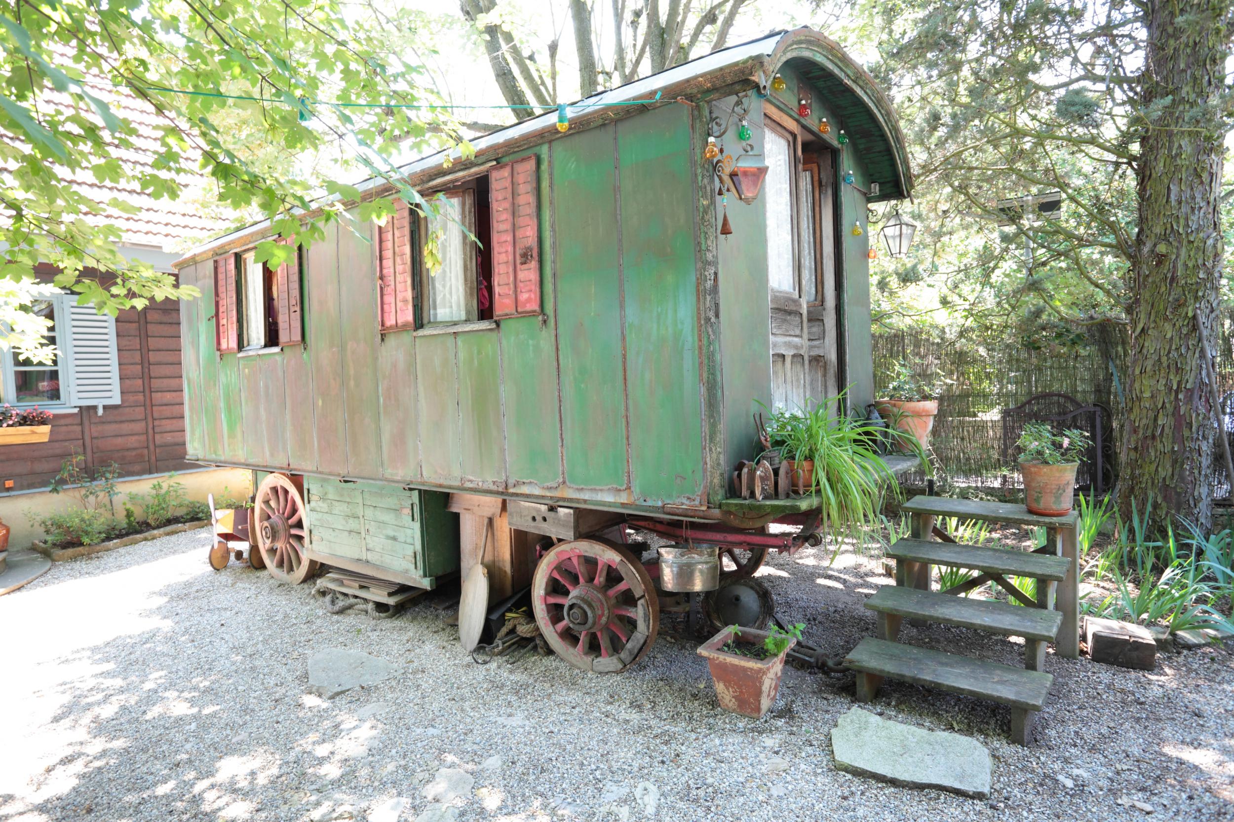 Stay in a quaint, antique caravan