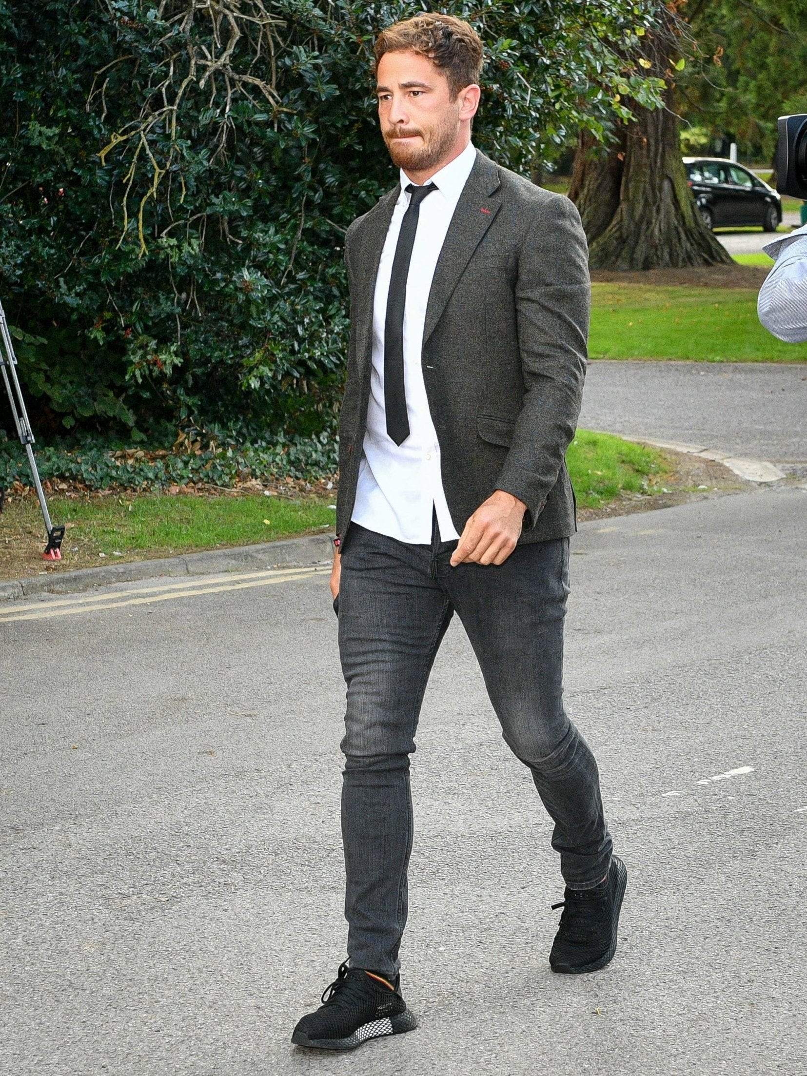 Danny Cipriani arrives at his RFU disciplinary hearing in Bristol