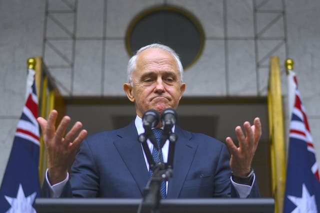 PM Malcolm Turnbull at a press conference at Parliament House on Thursday