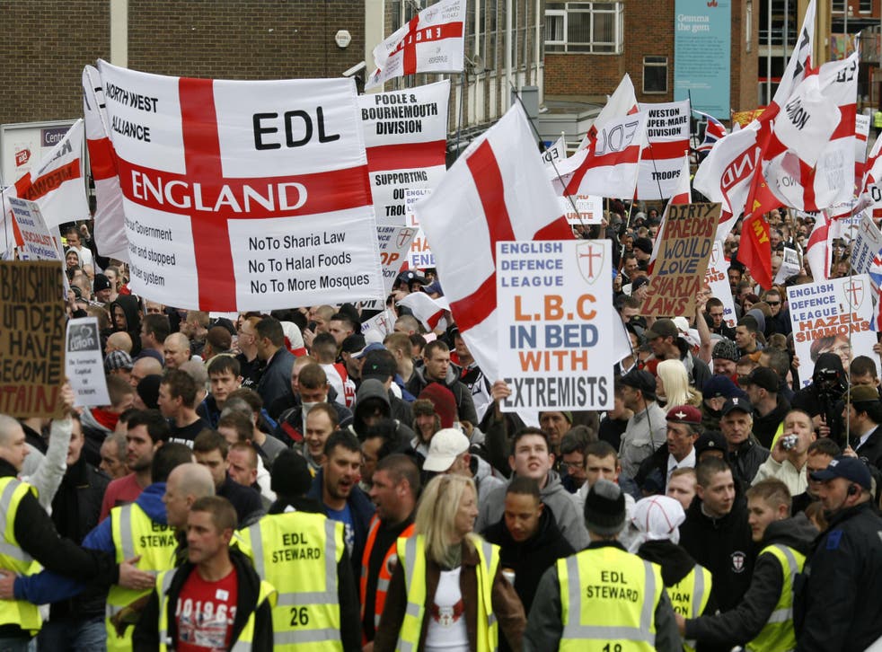 Nationalists take to the street in Luton, England
