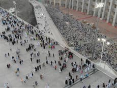 Drone footage shows thousands making the Hajj pilgrimage