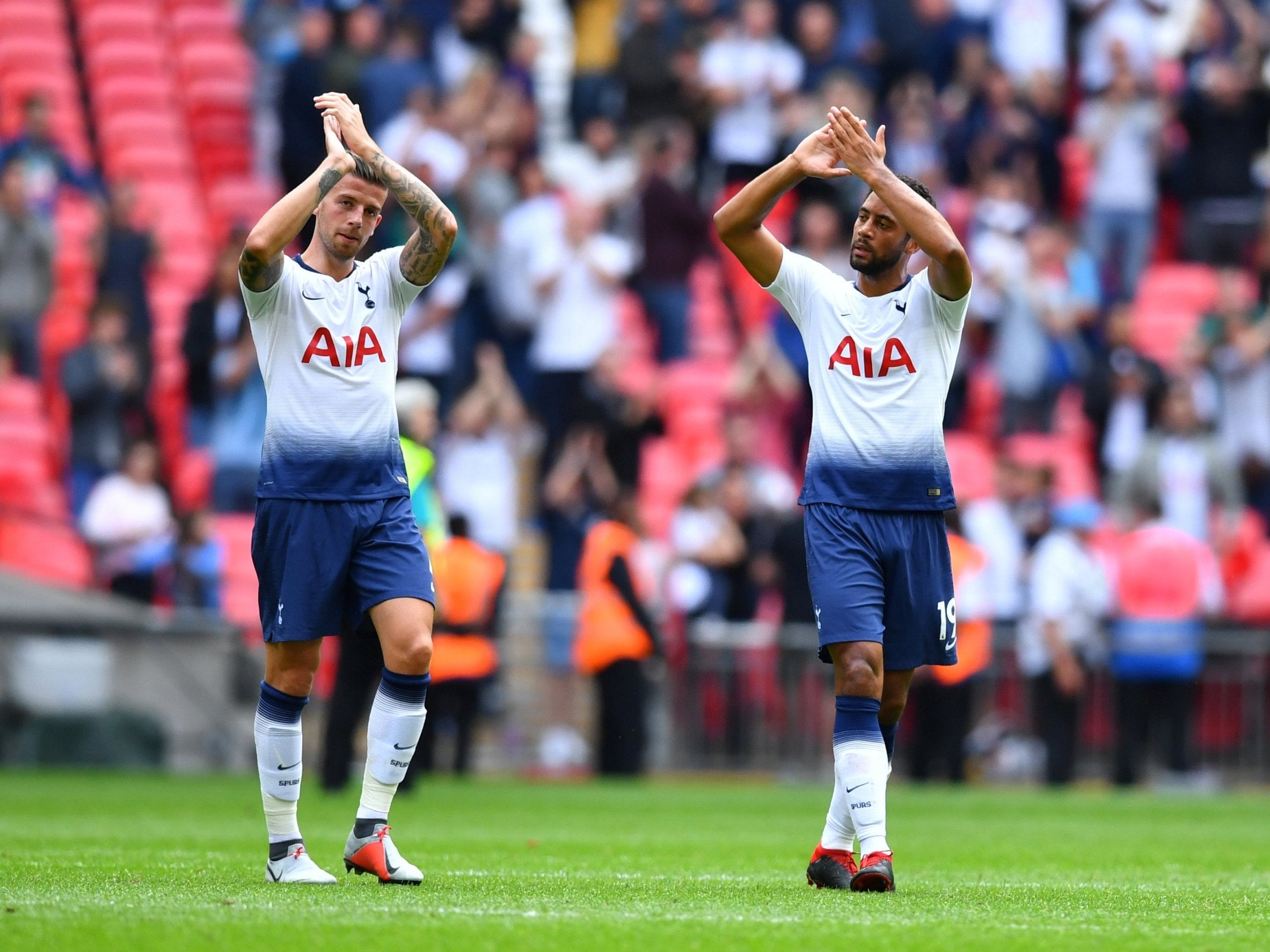 Alderweireld played against Fulham a week ago