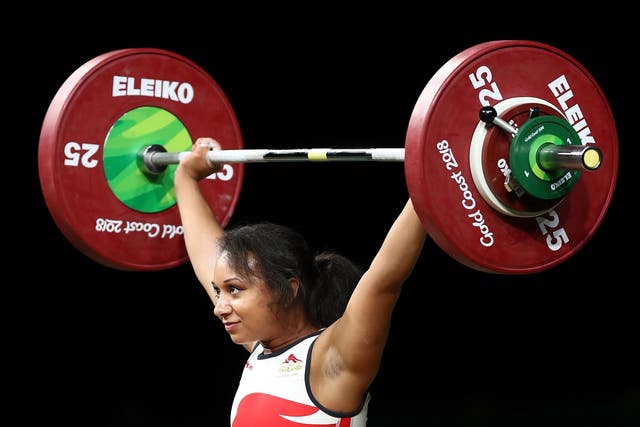 Zoe Smith won silver in the 63kg final at the Commonwealth Games