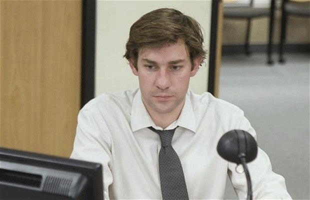 Krasinski found fame as Jim Halpert in the US remake of 'The Office' (NBC-TV )