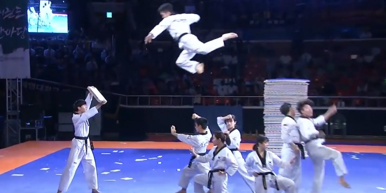 South Korea Taekwondo team go viral after putting on an incredible