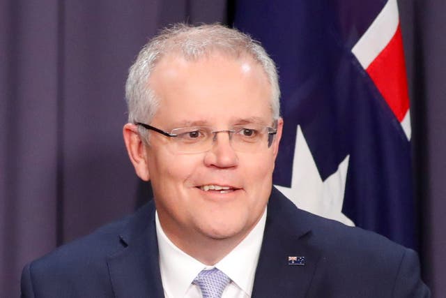 The new Australian Prime Minister, Scott Morrison