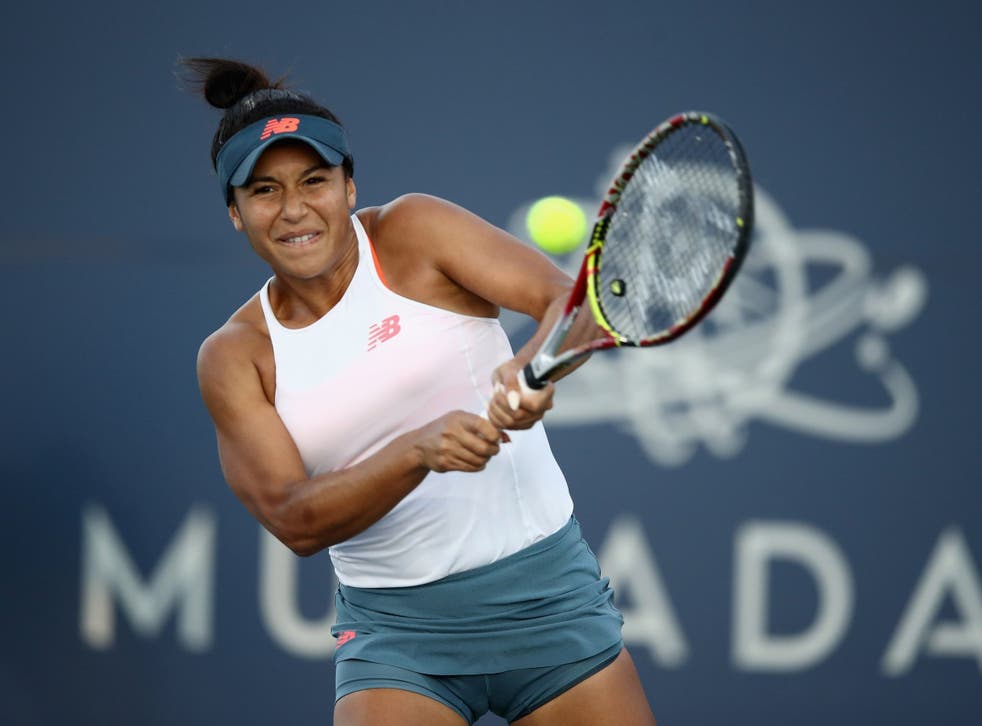 Heather Watson has talked up her form ahead of the US Open