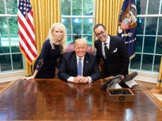 Trump meets ‘paedophile cult’ QAnon conspiracy theorist at White House