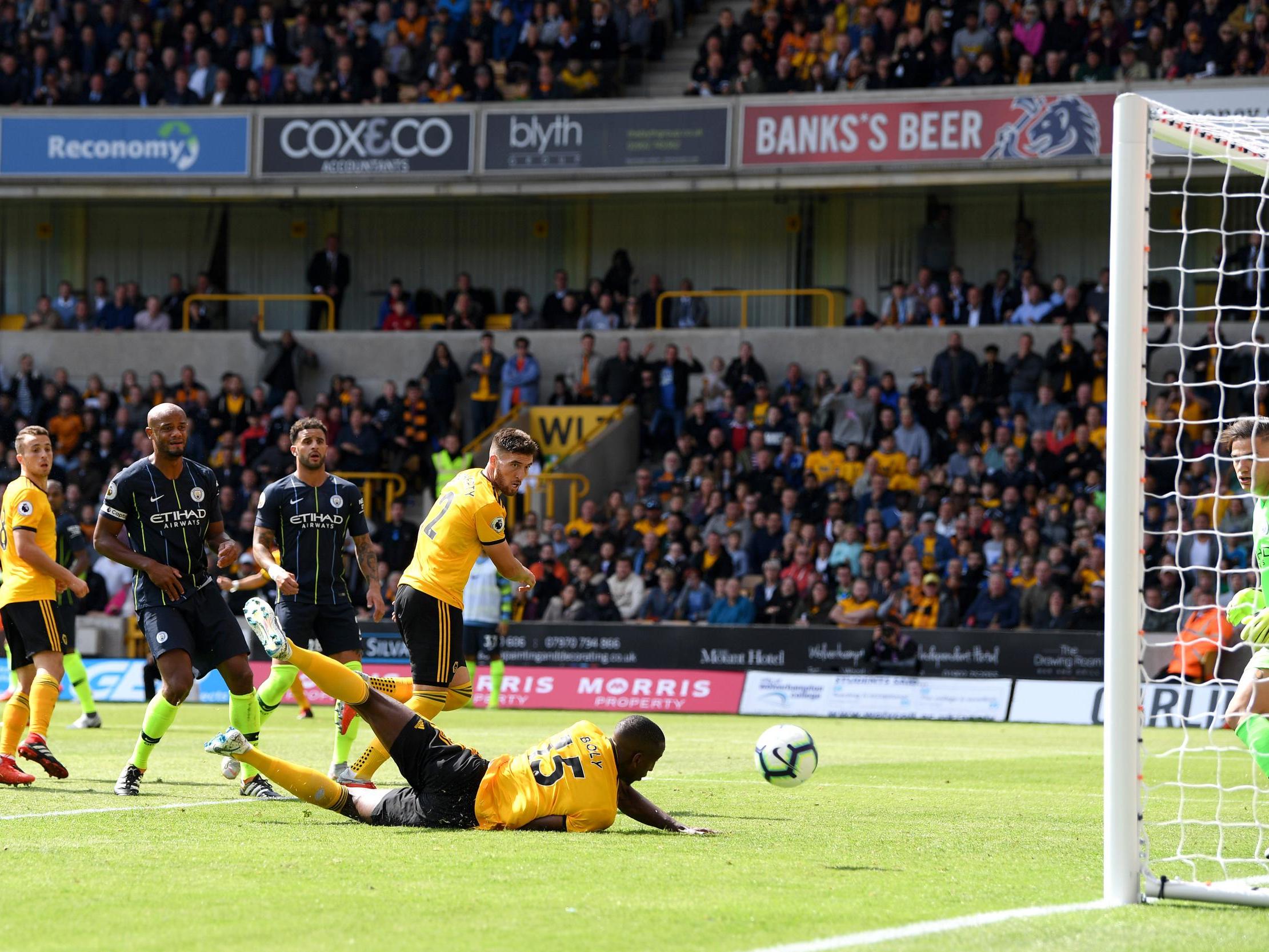 Officials failed to miss Willy Boly's handling of the ball