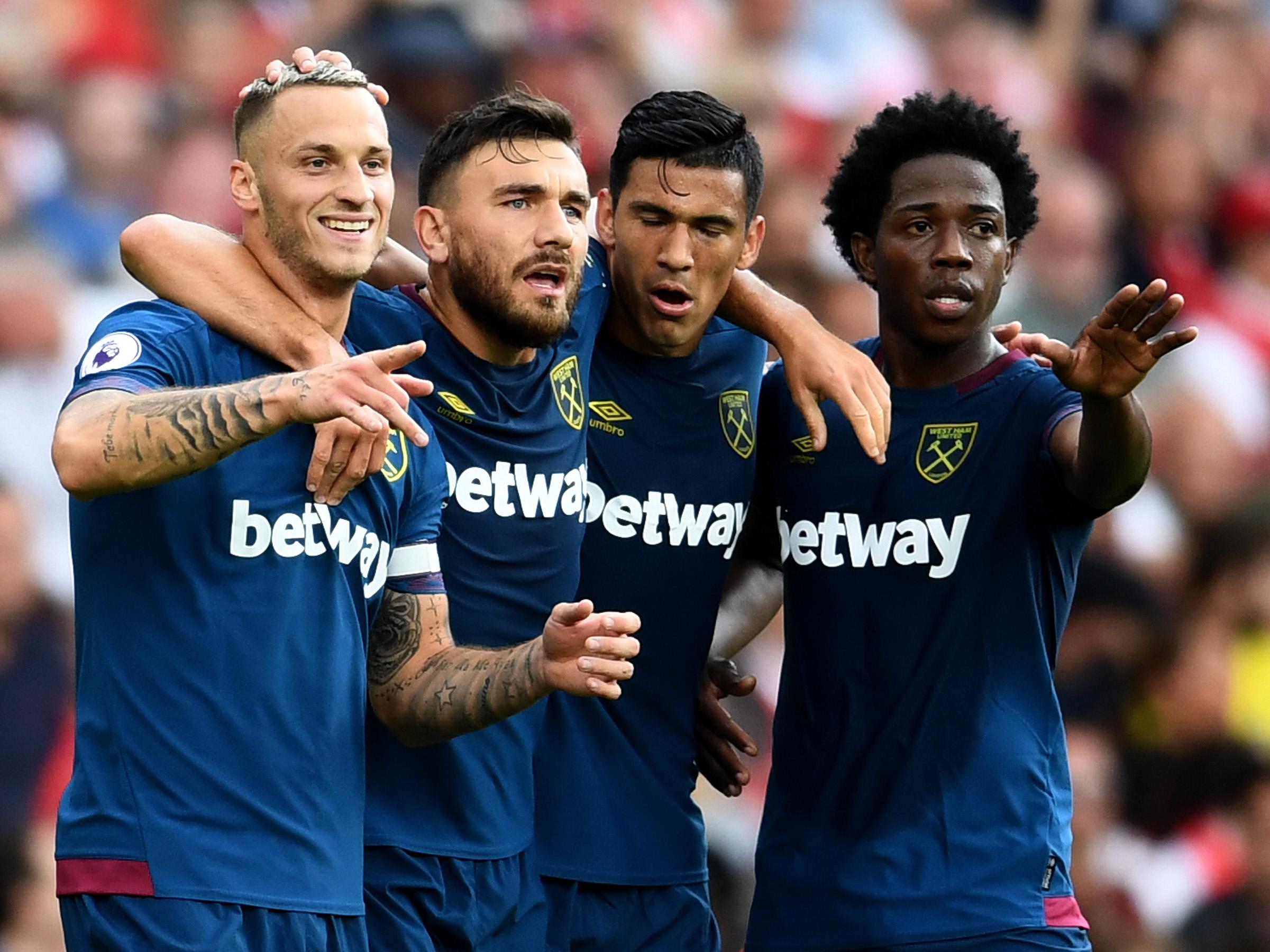 Marko Arnautovic put the Hammers ahead after 25 minutes