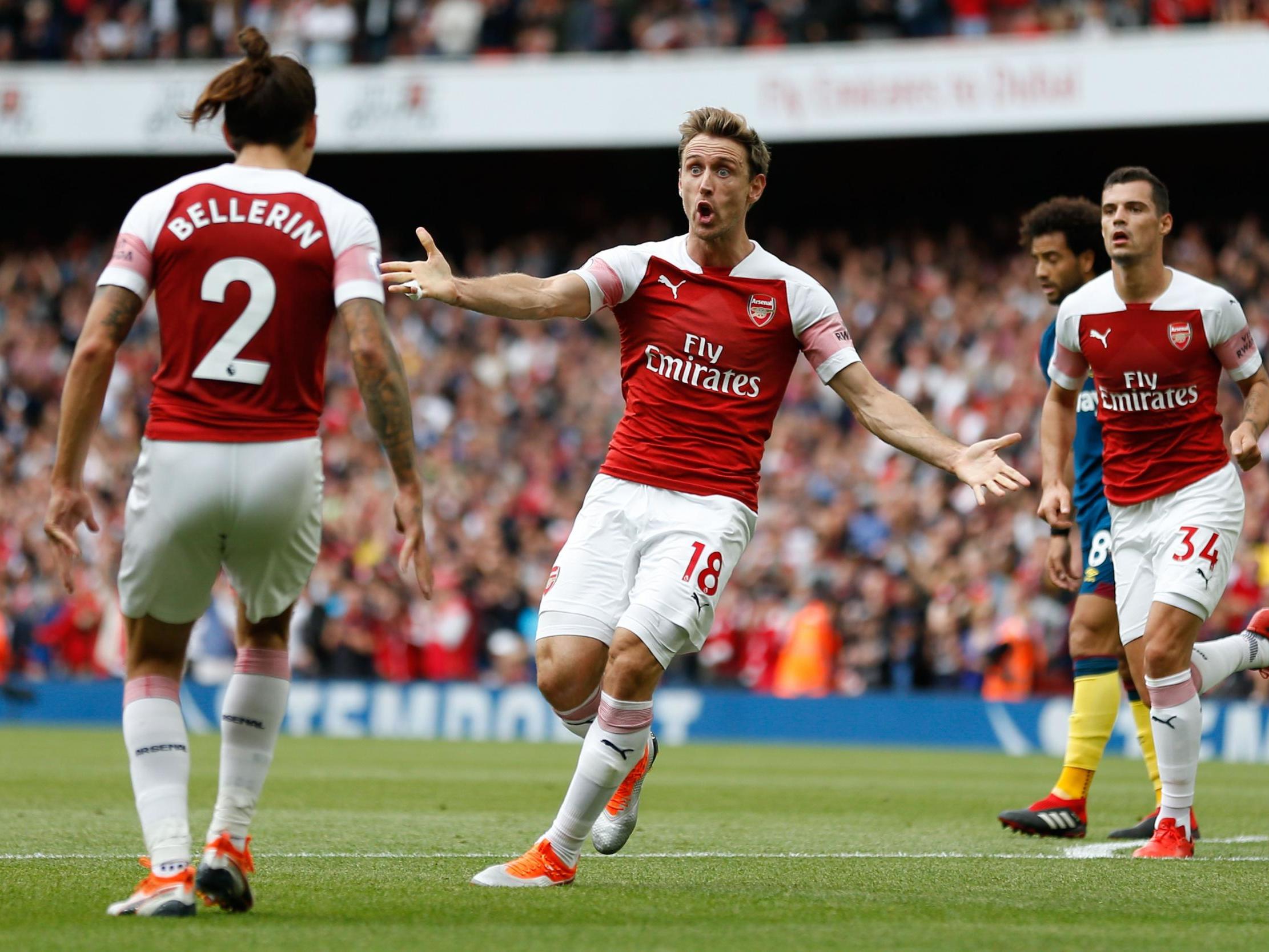 Nacho Monreal drew level for the hosts