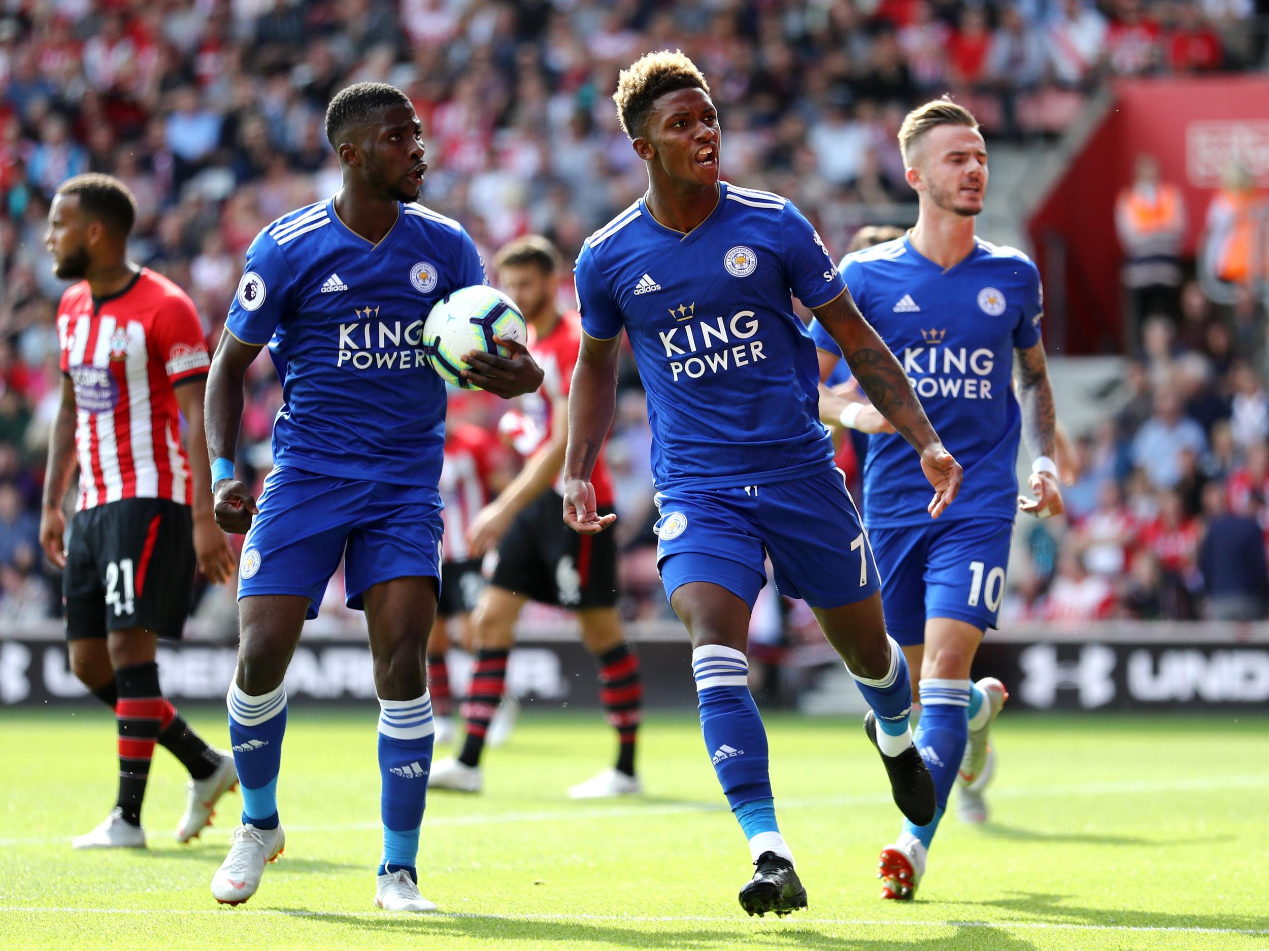 Demarai Gray drew the visitors level with his close-range effort