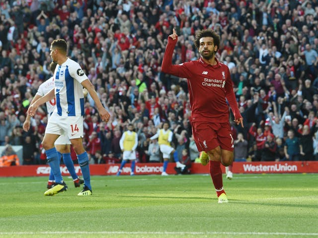 Mohamed Salah fired home the winning goal in the 23rd minute