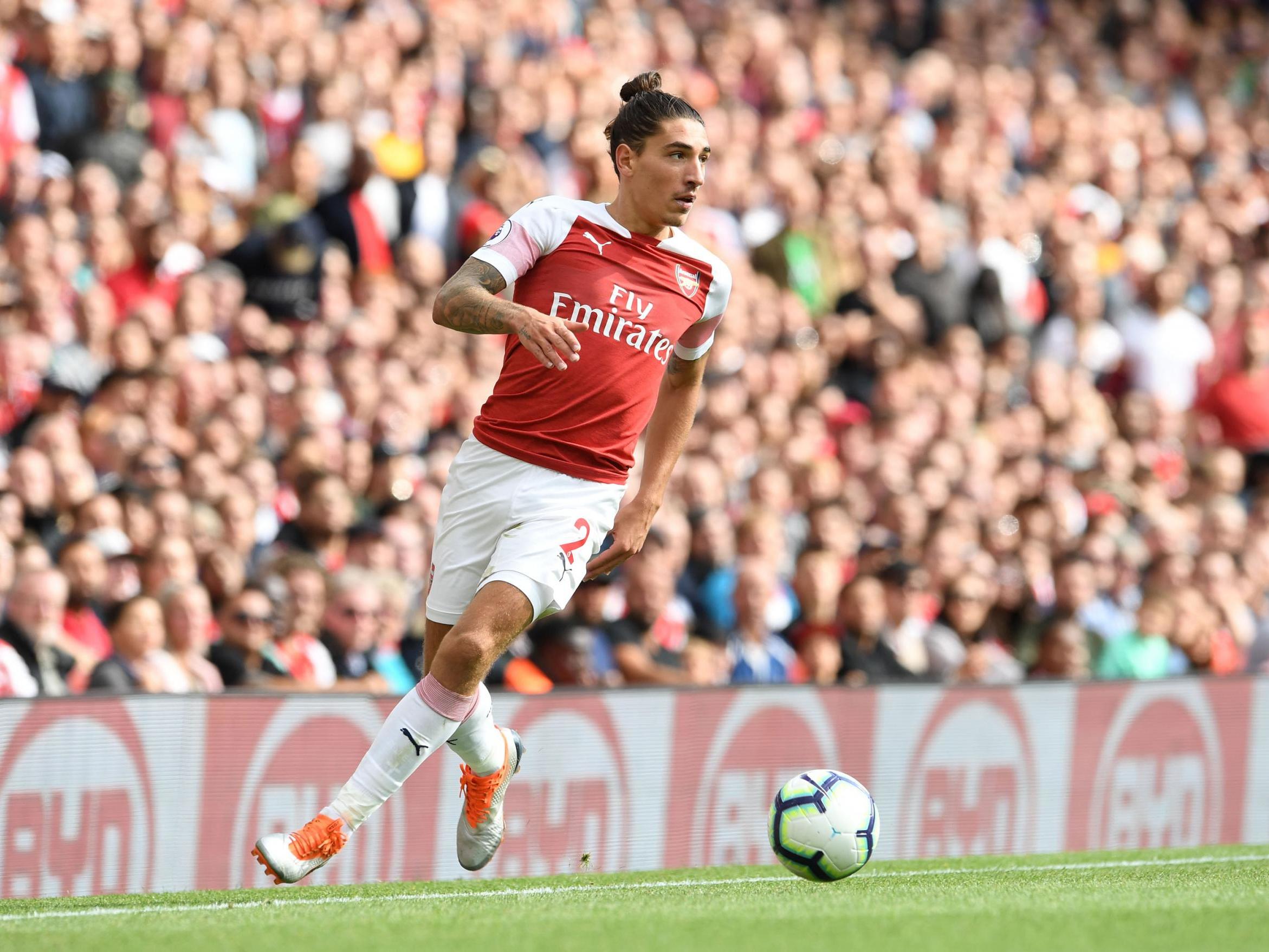 Bellerin set up two of the goals but struggled defensively at times