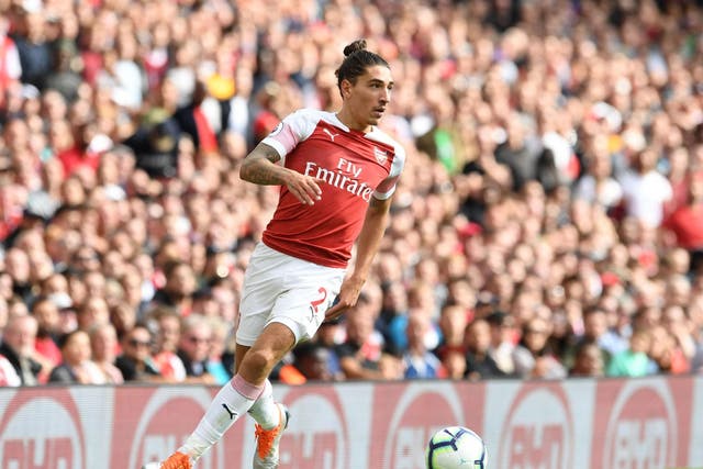 Bellerin set up two of the goals but struggled defensively at times
