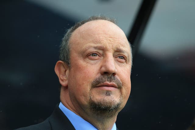 Newcastle United's Rafael Benitez is seen before kick off