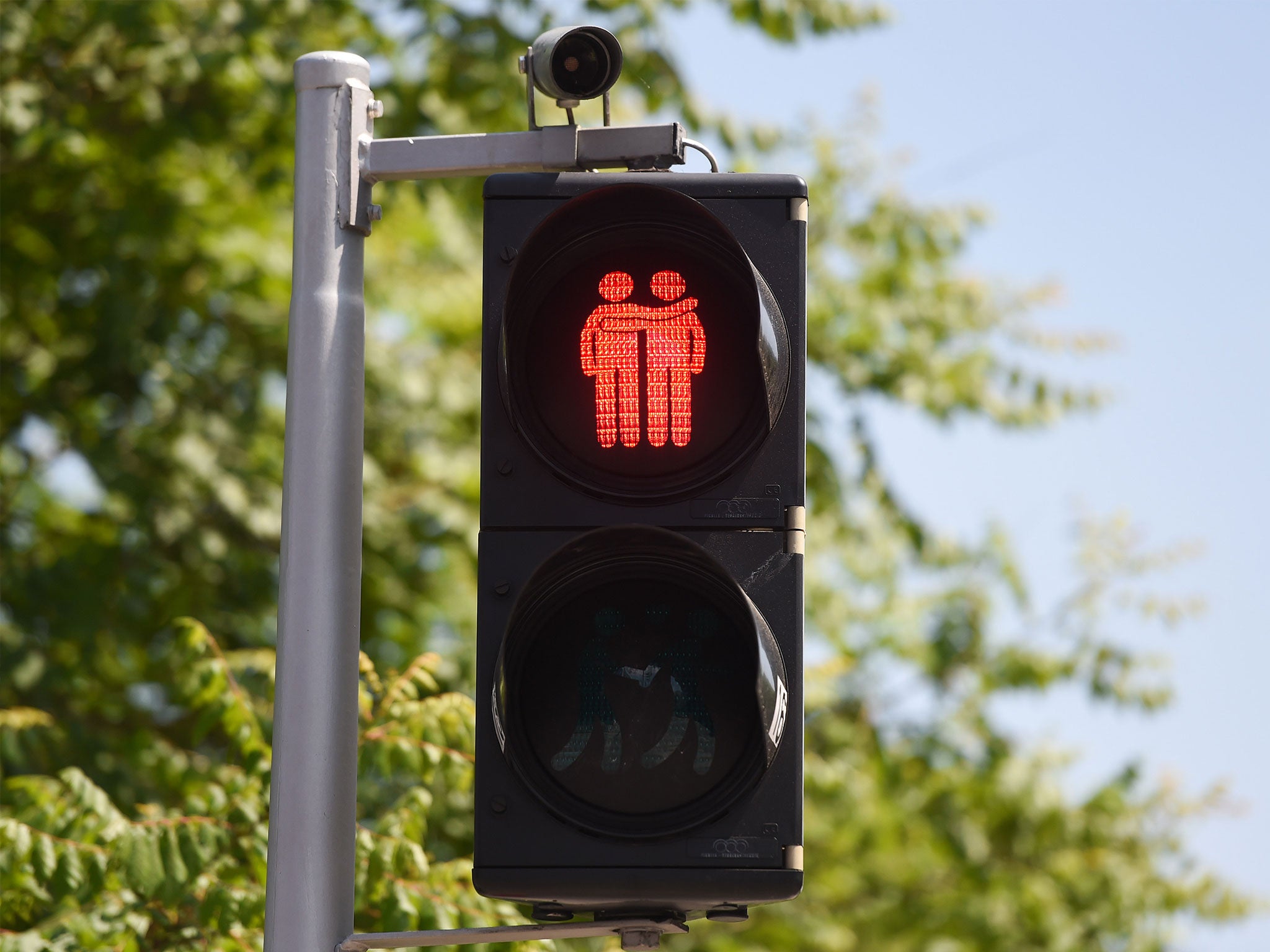 Gay-friendly traffic lights in Austria