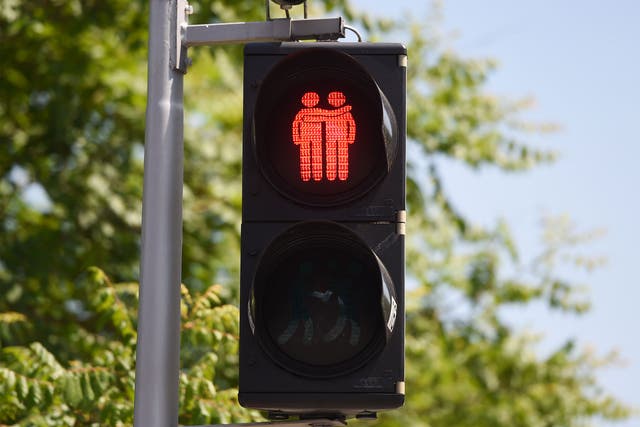 Gay-friendly traffic lights in Austria