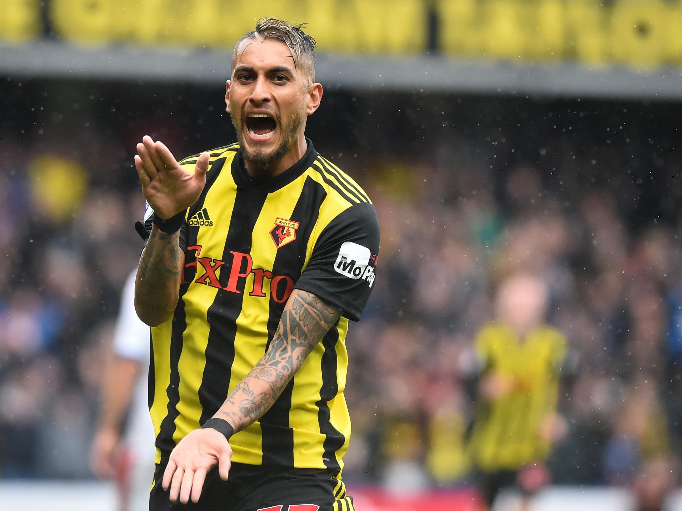 Javi Gracia hails attitude of in-form Watford midfielder Roberto Pereyra | The Independent | The Independent