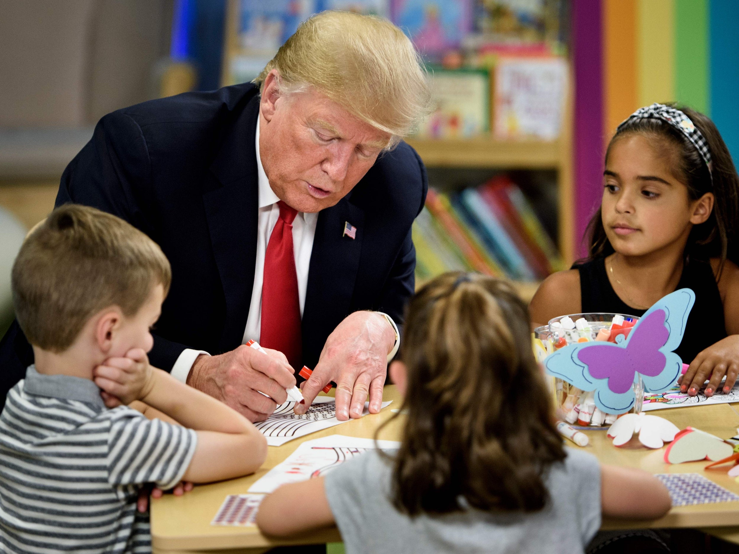 Coloured in the US flag wrong