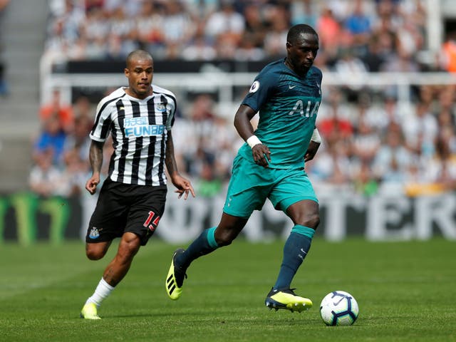 Tottenham's Moussa Sissoko in action