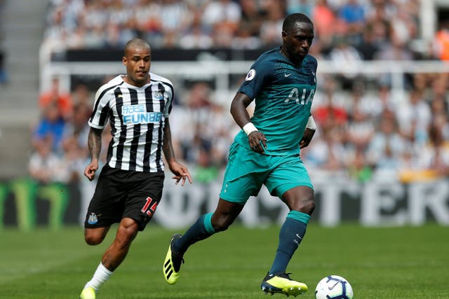 Tottenham's Moussa Sissoko in action